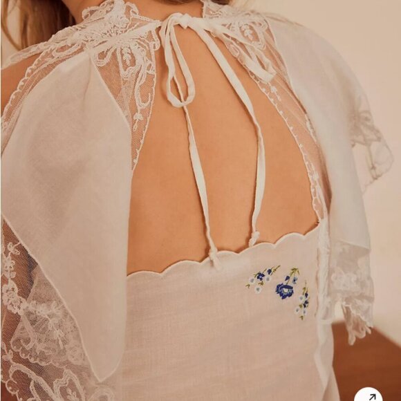 NWT Intimately Free People Bali Honeydew Bodysuit Optic White Sz M - Picture 2 of 12